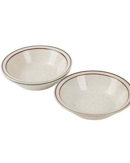 Brown Speckled Bowls 18cm